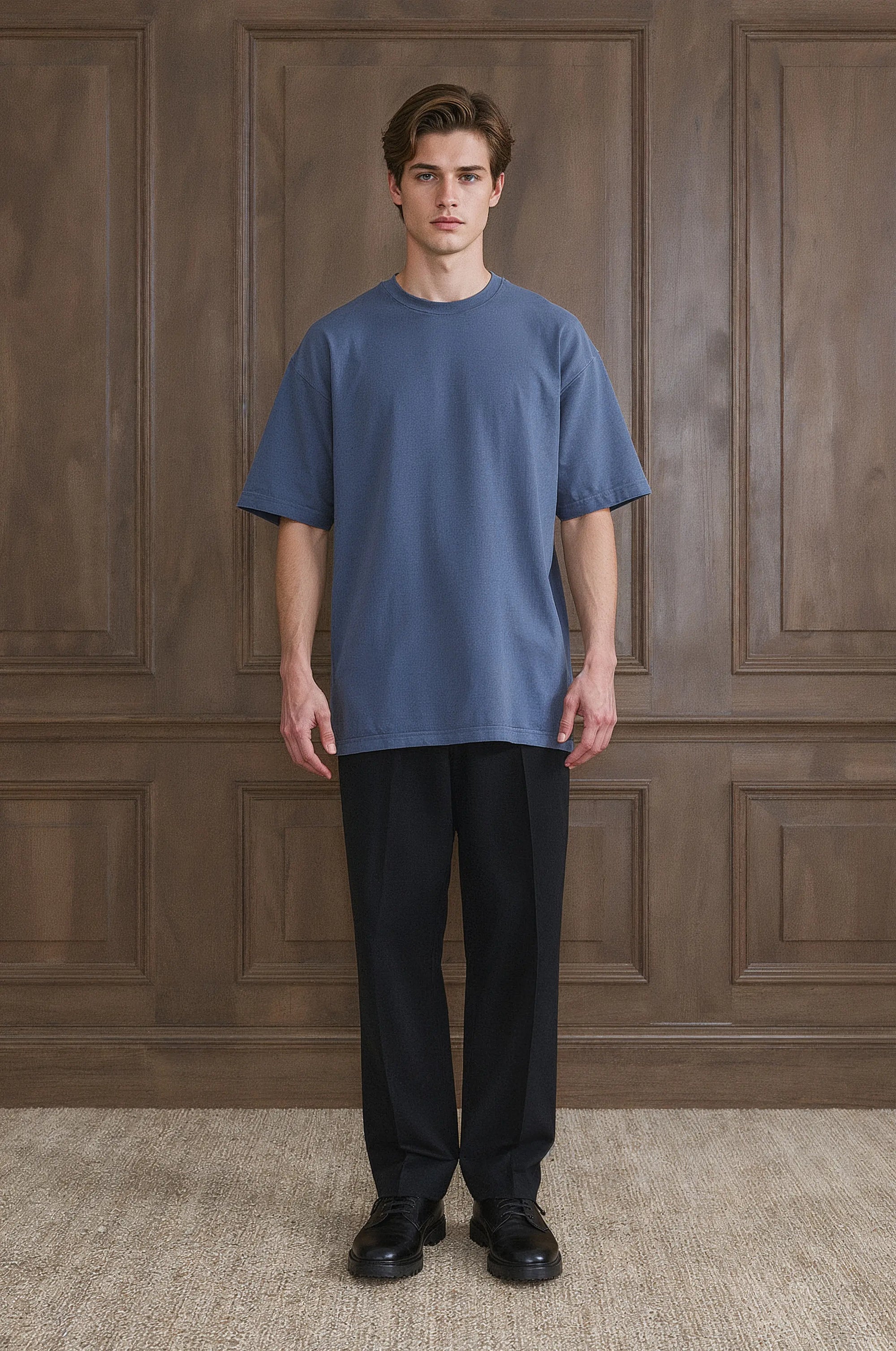 STONE BLUE – ULTRA HEAVYWEIGHT TEE